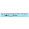 KUM AZ902.01.16-B - Left Handed Ruler 15 cm Blue Flexible
