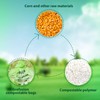 GreFusion Compostable 36 gallon Trash Bags, Extra Thick 1.28 Mills,