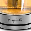 MegaChef 1.8Lt. Glass Body and Stainless Steel Electric Tea Kettle
