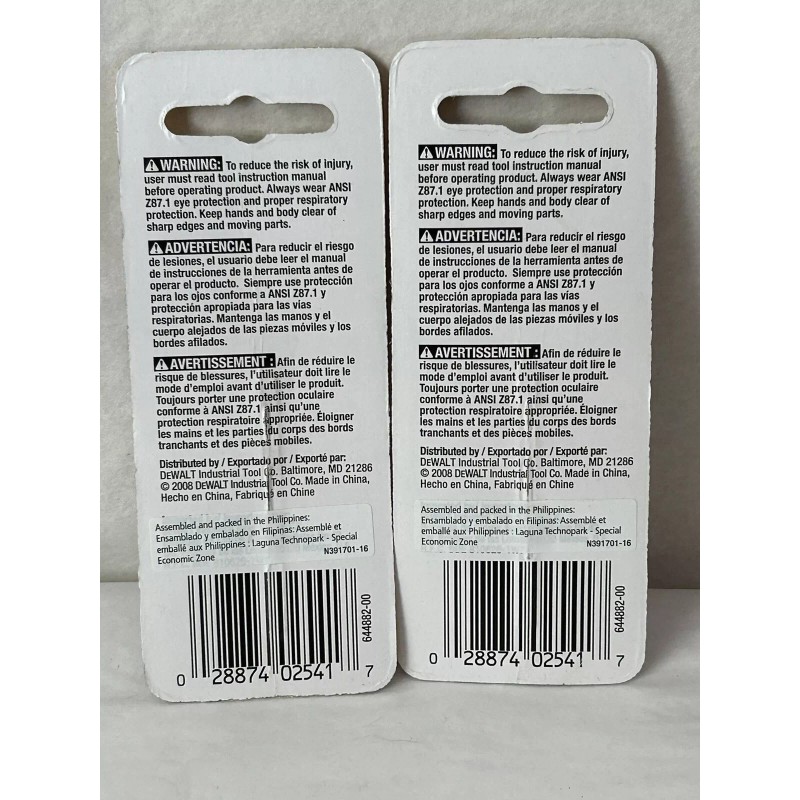DEWALT New Dewalt 1/4" Rapid Load Socket Adapter 2-PACK DW2541