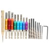 Rankomu 17 Pcs Self Centering Drill Bit Set, Multicolor Door
