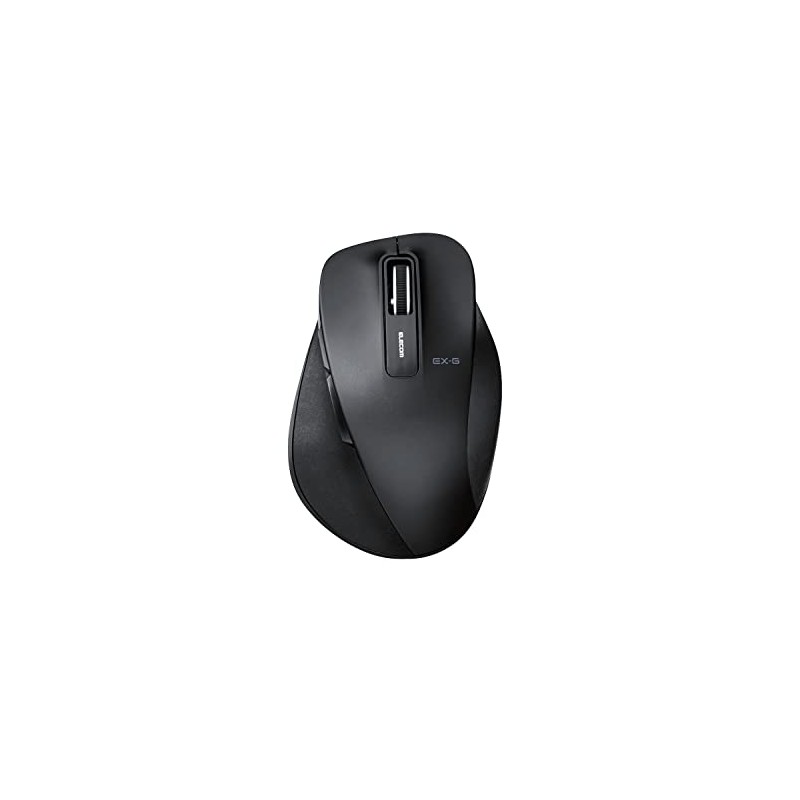 Elecom Wireless Mouse, Silent, Extreme Grip, Size M, 5 Buttons,
