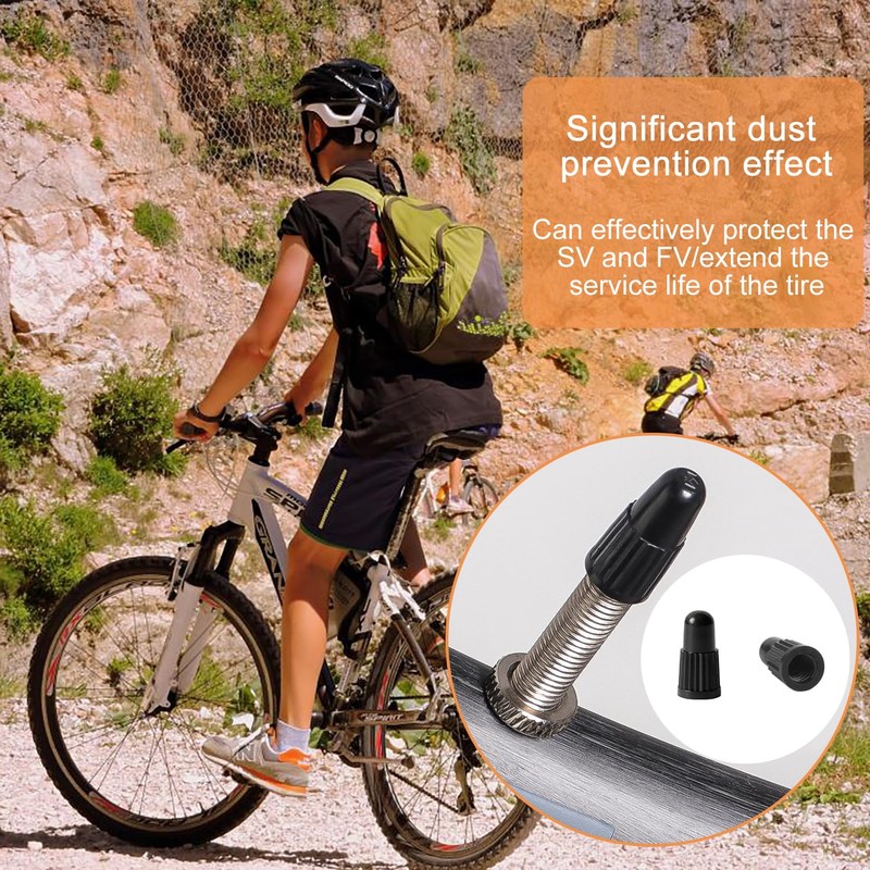 YPYMOD 20 Pcs Bicycle Presta Valve Caps, Tyre Valve Caps