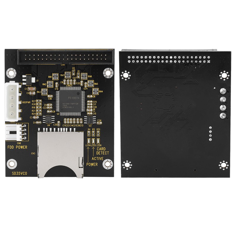 SD Memory Card To 3.5" 40Pin Male IDE Hard Disk