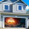 Fabric Resurrection of Jesus Christ Garage Door Background Empty Tomb