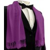 CJ Apparel Purple Men's Nepalese Solid Colour Design Fashion Scarf