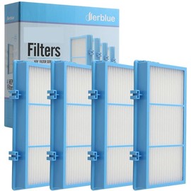 DerBlue 4pcs Replacement Filters Compatible with Holmes AER1 Type Total Air Filter,for 30AT and 242-NUC,Total Air Filter Replacement Filters for 30AT