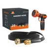 Giraffe Tools 25FT Lightweight Kink-Free Garden Hose with Nozzle