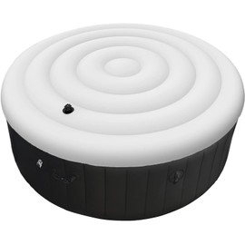 VniYors 5.4 Ft Inflatable Hot Tub Cover, Coleman Spa Cover, Round Hot Tub Cover, Hot Tub Covers Replacement Rainproof and Tearproof, Outdoor Inflatable Hot Tub (5.4Ft)