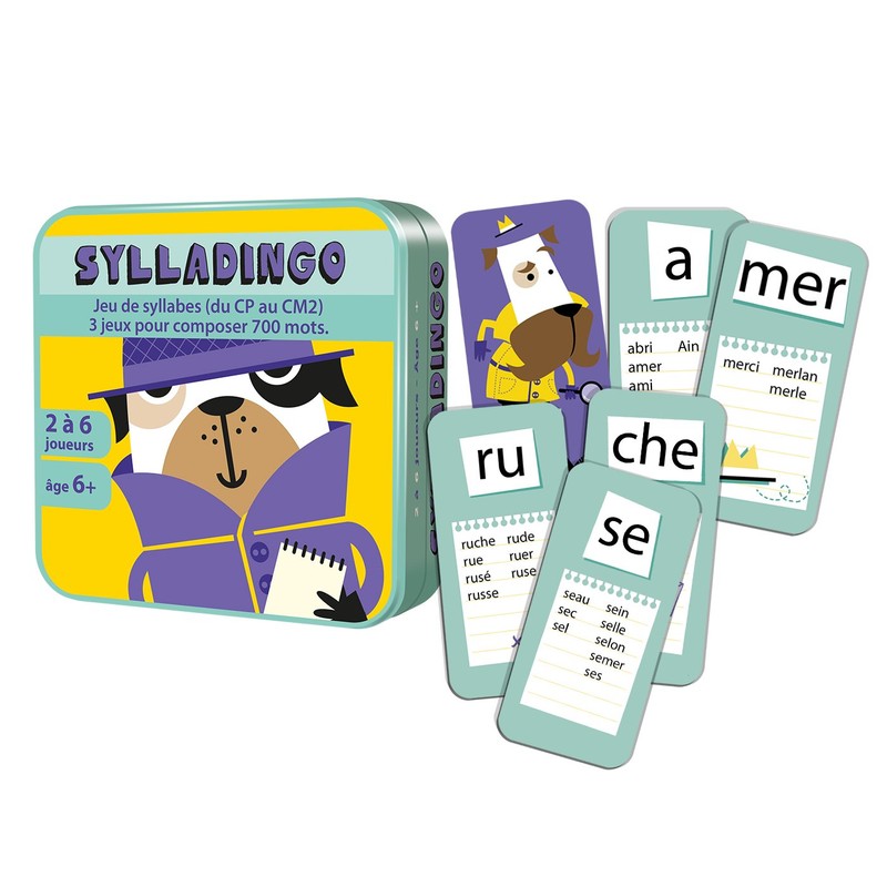 Cocktail Games Aritma SyllaDingo Orthographie Vokabelkartenspiel