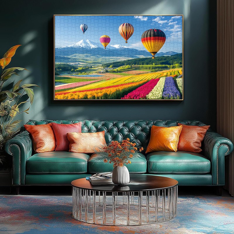 2000 Piece Puzzle for Adults – Colorful Hot Air Balloons