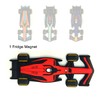 Racing Car Driver Fridge Magnet Desk Auto Tire Compatible with
