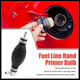 Hihaha 8mm 5/16'' Rubber Fuel Line Hose Hand Primer Petrol Diesel Pump Bulb Durable Material
