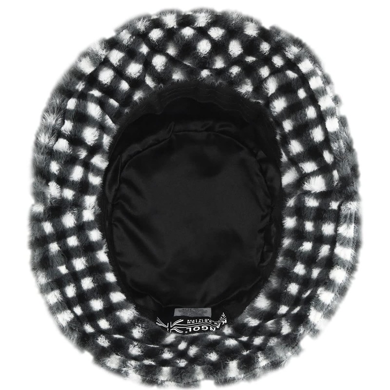 Kangol - Fishing Hats Packable Vinyle-Style, black-white