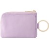 Slip-on OSL Key Pouch Mini Lavender OSL-2002 Genuine Leather Key