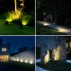 SOTTLOT Solar Landscape Lights Outdoor, 3000K Dimmable Solar Pathway Lights,