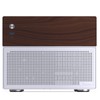 JONSBO N4 White NAS Pc Case, Walnut Wood, 8-Drive Bay/6