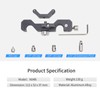 Nitze 15mm Universal Lens Support with Rolling Y-Bracket and 1/4”,