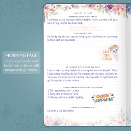 Legend Gratitude Journal – Daily Journal for Positivity & Happiness – Grateful Notebook to Write In – Thankful Affirmation Journal (Dark Teal)