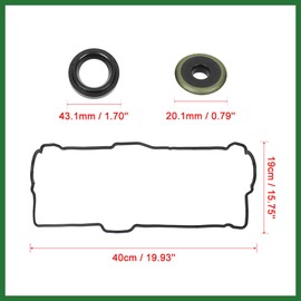 Motoforti Engine Valve Cover Gasket Set No.11213-62020 with Spark Plug Tube Seals Grommet No.90210-05007 11193-70010 for TOYOTA 4Runner 3.4 95-02 Long-lasting