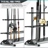 Savior Equipment Fishing Rod Rack Holder Organizer, Lightweight Aluminum Vertical