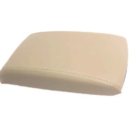 Kar Designers Real Leather Beige Center Console Lid Armrest Cover Fits 04-08 Mazda 3