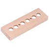 DIY Glow Tube Clock Kit 4 Lamps Beech Wood Enclosure