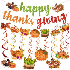 Happy Thanksgiving Banner Thank You Banner for Thanksgiving Birthday Decorations Thanksgiving Party Decorations Friendsgiving Decorations Happy Thanksgiving Decorations