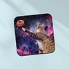 Square Single Coaster - Space Cats Kittens Animals Galaxy Universe