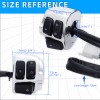 Dreamizer Chrome Motorcycle 1" Handlebar Control Switches+ Wiring Harness For