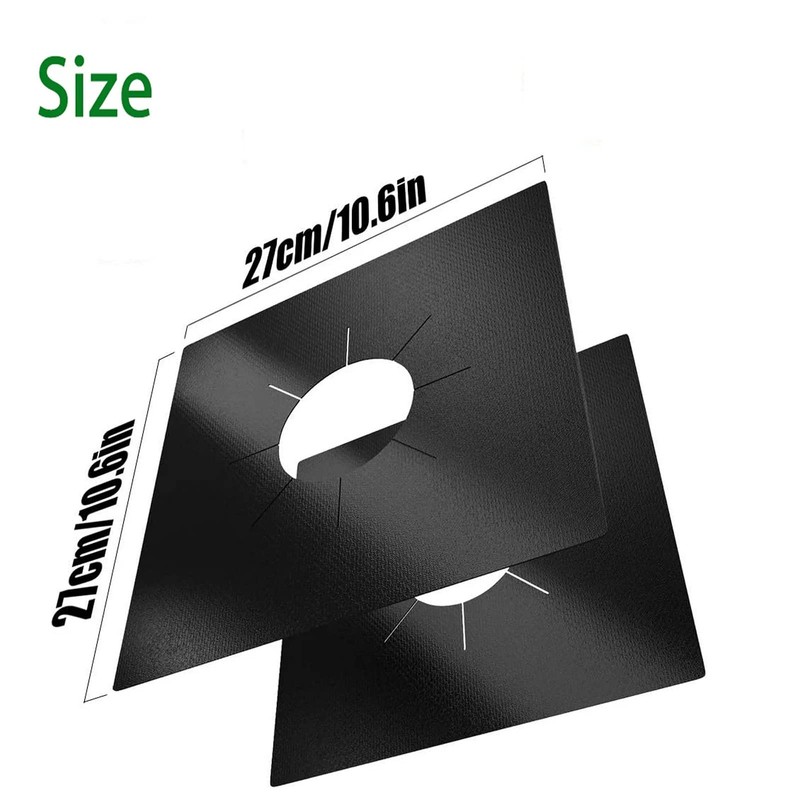 6 Pieces Stove Top Covers, Reusable, Non-Stick, Stove Burner Foils,