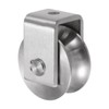 uxcell U Groove Wheel Pulley 304 Stainless Steel, 2.7" Dia