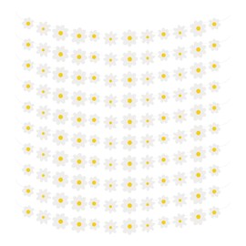 SKTMH 10Pcs Daisy Party Decorations Daisy Banner Daisy Birthday Banner Daisy Birthday Decorations Hippie Party Decoration Groovy Birthday Decoration Boho Birthday Decoration Spring Birthday Decoration