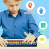 ibasenice ÁBaco De PláStico Multicolor, 17 Varillas para MatemáTicas