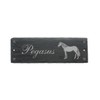 Sign Slate Horse Hanoverian Horse Box Stable Board Name 22