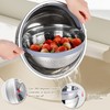 HaWare Mixing Bowl with Colander, 4-1 Stainless Steel Bowl Set