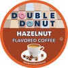 Double Donut Hazelnut Flavored Coffee Pods, Medium Roast Coffee, Compatible