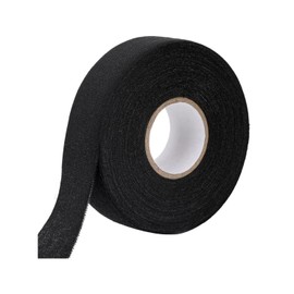 SaveSooo Hockey Protective Tape Hockey Tape Non-Slip Grip Grip Tape Hockey Stick Blade Sports Tape Waterproof Belt Hockey Sock Tape for Exercise Ping Pong Racket Baseball (25mmx20M Black)