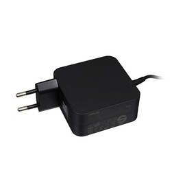 ASUS 0A001-00441200 Original Power Supply 65.0 Watt EU Wall Plug Normal Design for X201E, ZenBook UX52VS, UX301LA, UX302LA, UX310UQ, Transformer Book T300LA, VivoBook Max X441UV