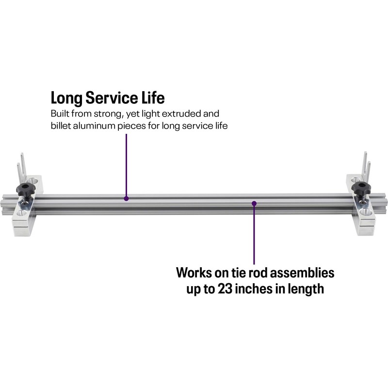 Universal Tie Rod Setup Tool: Precise Length Adjustment, Fits 7°