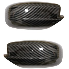 KYYET Compatible with 2011-2020 Chrysler 300 Charger Carbon Fiber Pattern Side Door Wind Mirror Covers Cap Trim