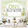 Jollyboom Goose 1st Birthday Party Decoration Boy, One Silly Goose