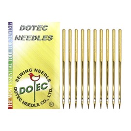 Blooy - DBX1 KN (Size 9+10+12+14+16) Small Ball-Point Heat Proof Titanium Coating Needles for Lockstitch Sewing Machines DB*1,16x257, 1738A (100 PCS)