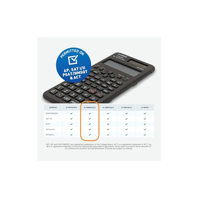 Casio fx-300MS Plus 2ª edición - Calculadora científica estándar con