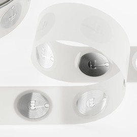 Pack of 25 NFC Tags NFC Stickers Ntag215 Transparent with 504 Bytes Memory, NFC Tags Sticker Compatible with Amiibo