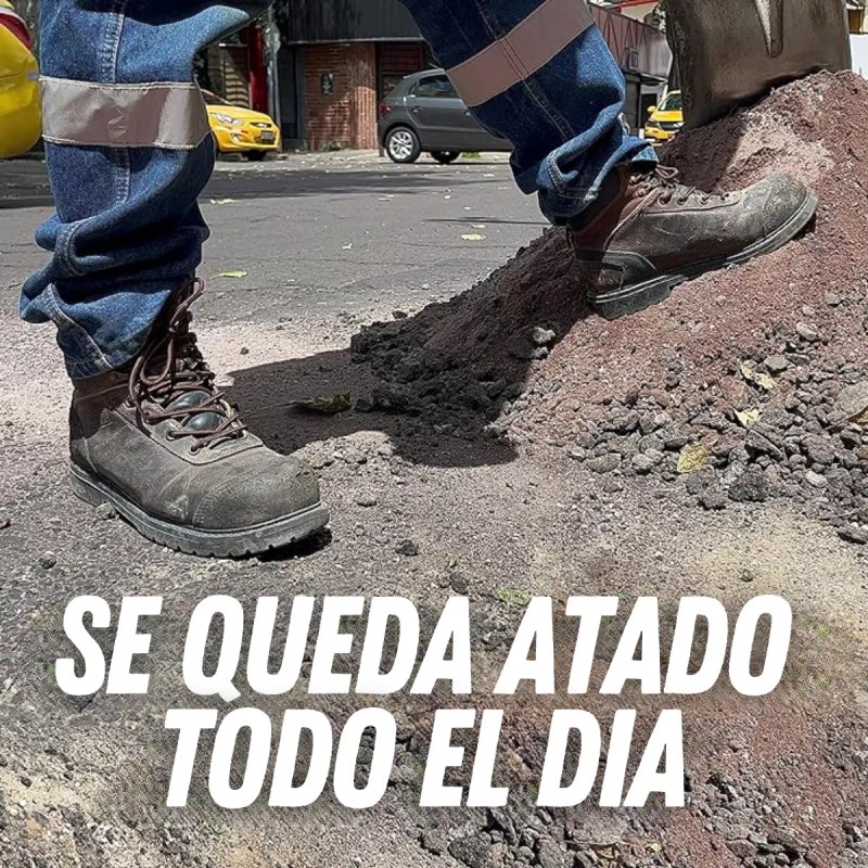 Universo en Linea Agujetas Botas Trabajo Deportivas Redondas Reforzadas 1