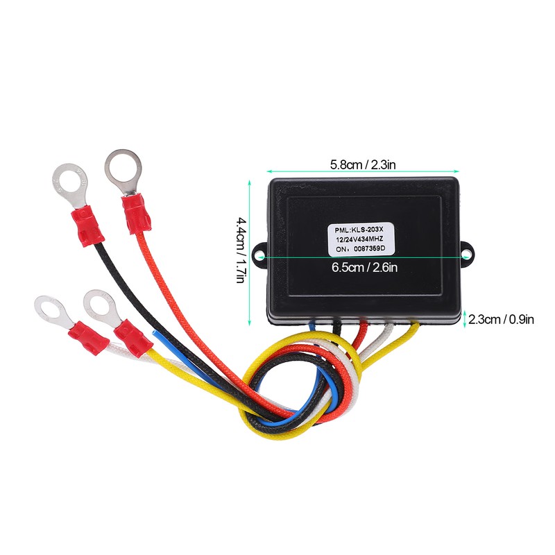 Universal Winch Wireless Remote Control Switch Kit with Receiver 12V