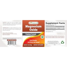 Best Naturals Pure Magnesium Oxide Powder 1 Pound