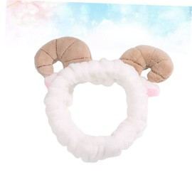 TOVINANNA Adjustable Headband for Girls Soft Horn Bands Hair Band Spa Headwrap for Curly Hair Makeup Shower Use