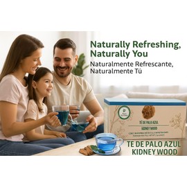 Palo Azul Herbal Tea – 25 Tea Bags –Kidneywood (Blue Stick) Infusion – 100% Natural, Vegan, Non-GMO, Hecho en México-Caffeine-Free – by High Supreme